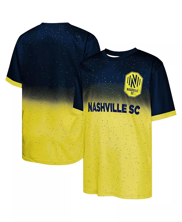 

Футболка Nashville SC Stalwart Defender для подростков, темно-синяя Outerstuff