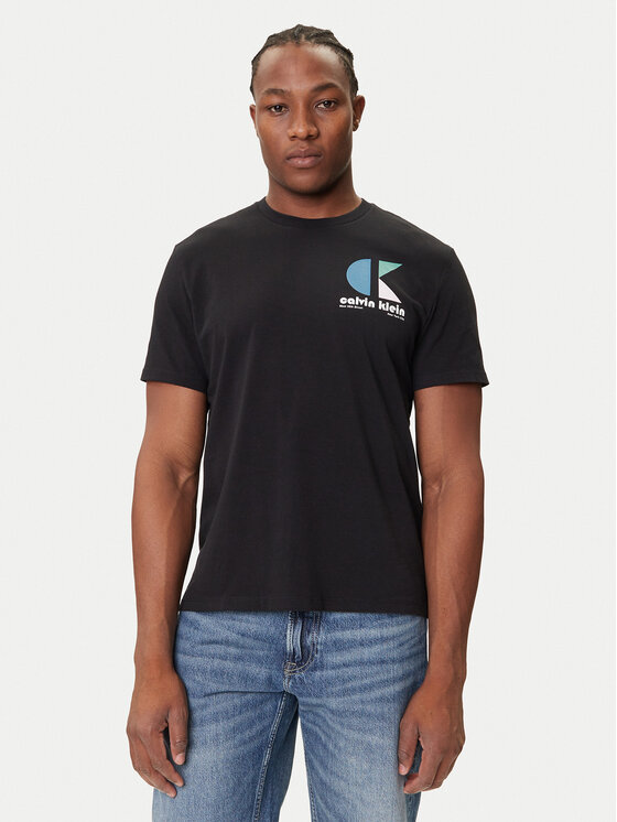 

Футболка regular fit Bauhaus Logo LV04RC827G Calvin Klein Jeans, чёрный