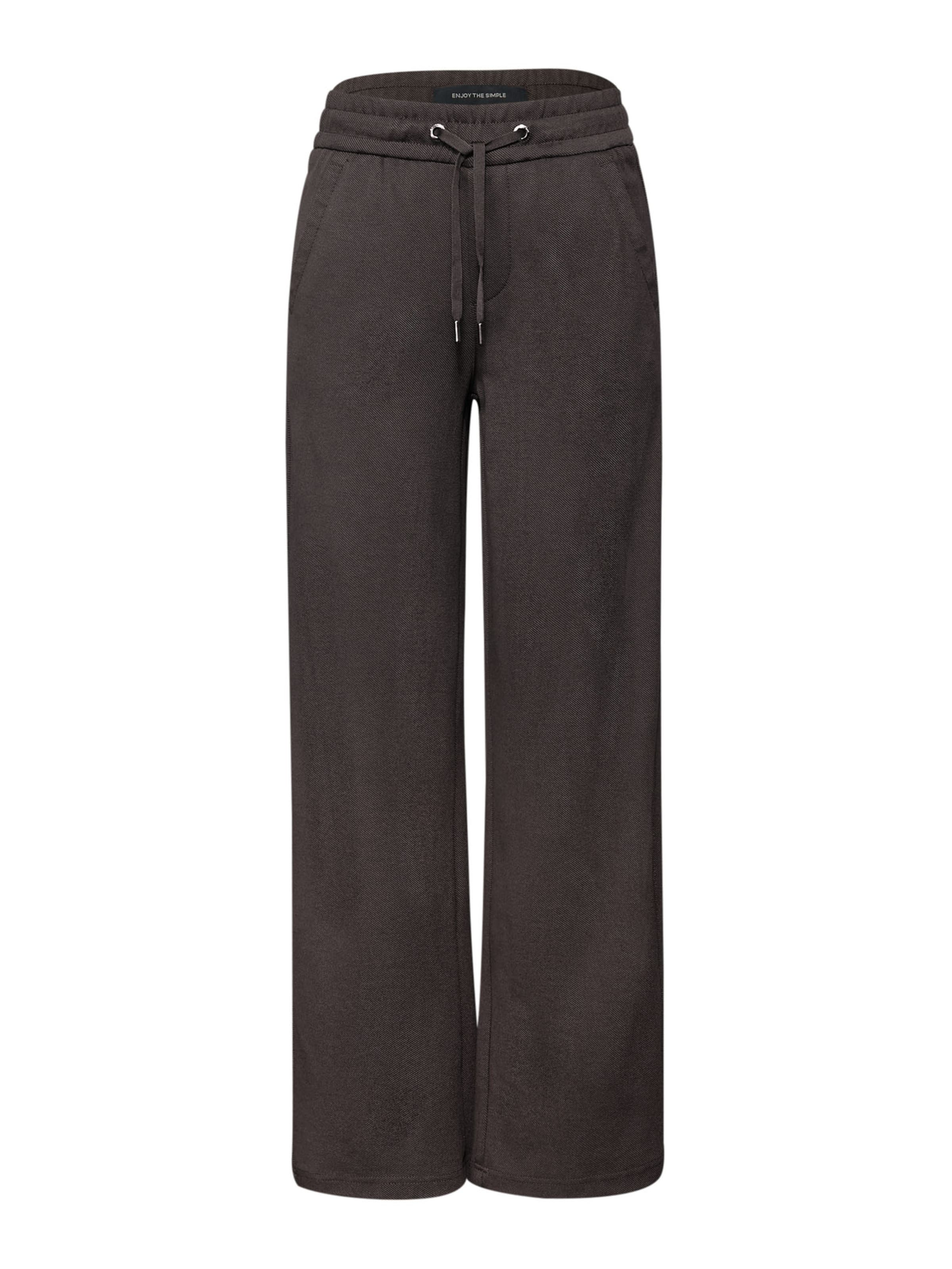 

STREET ONE Широкие брюки в темно-коричневом цвете