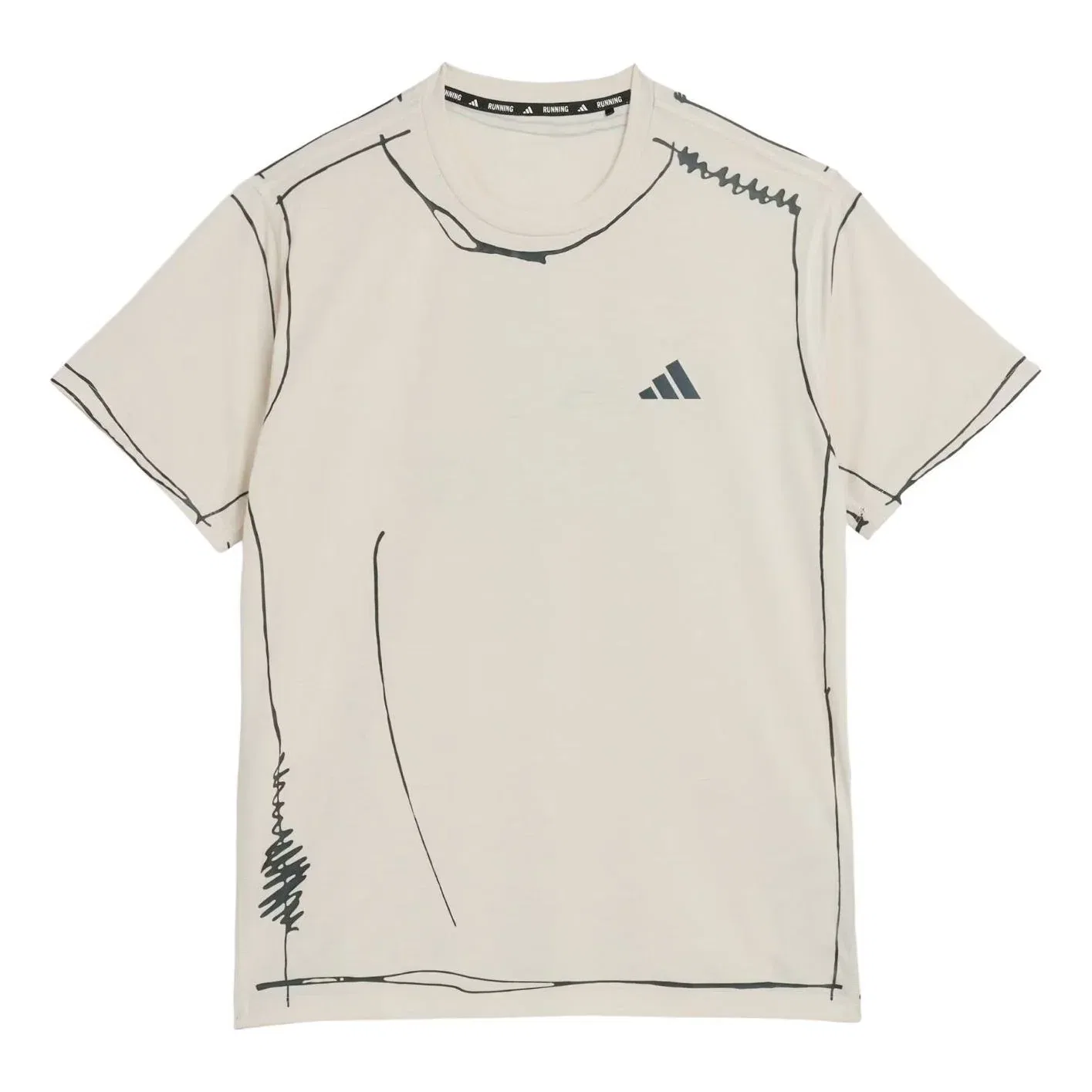 Футболка Adidas x SFTM adi365 Running Unitefit 'Halo Ivory' KQ7840, белый