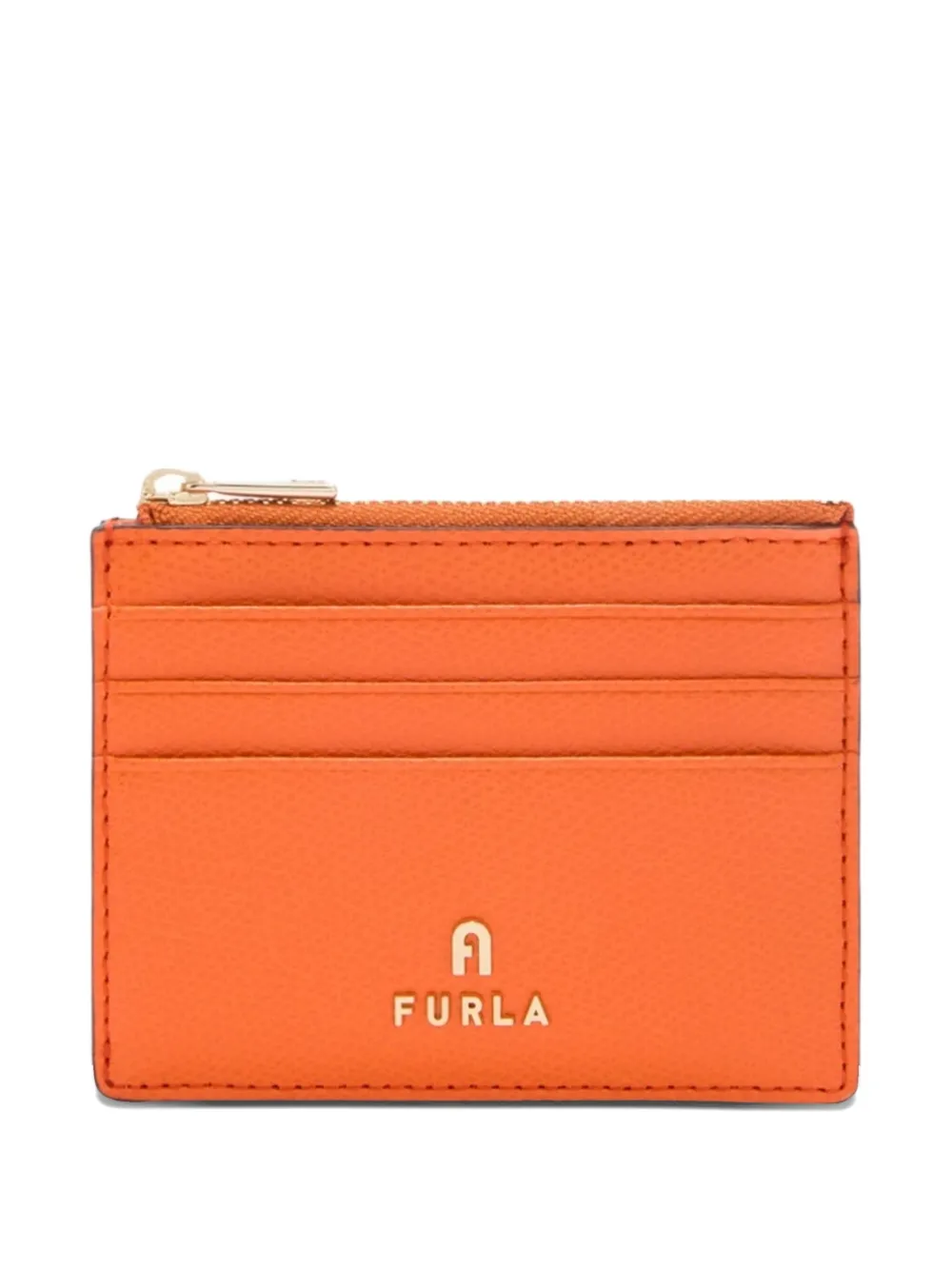 

Визитница Camelia с застежкой-молнией Furla, оранжевый
