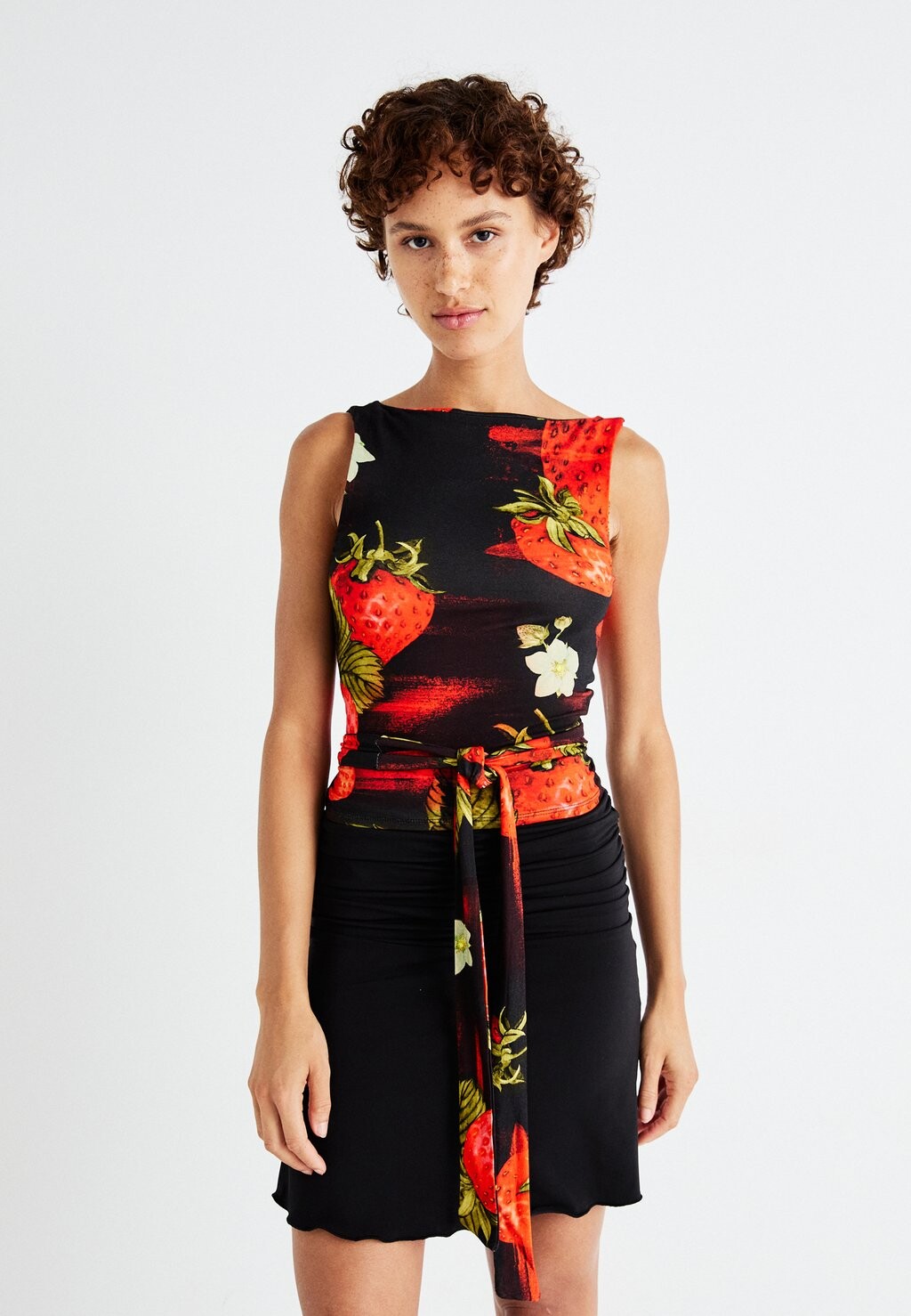 

Топ BOAT NECK DRAPED Jaded London, черный