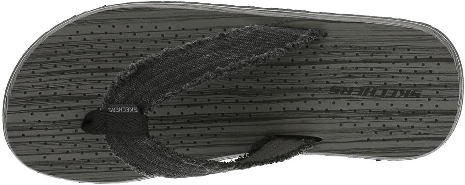 Мужские вьетнамки Skechers Tantric, черный — фото 2