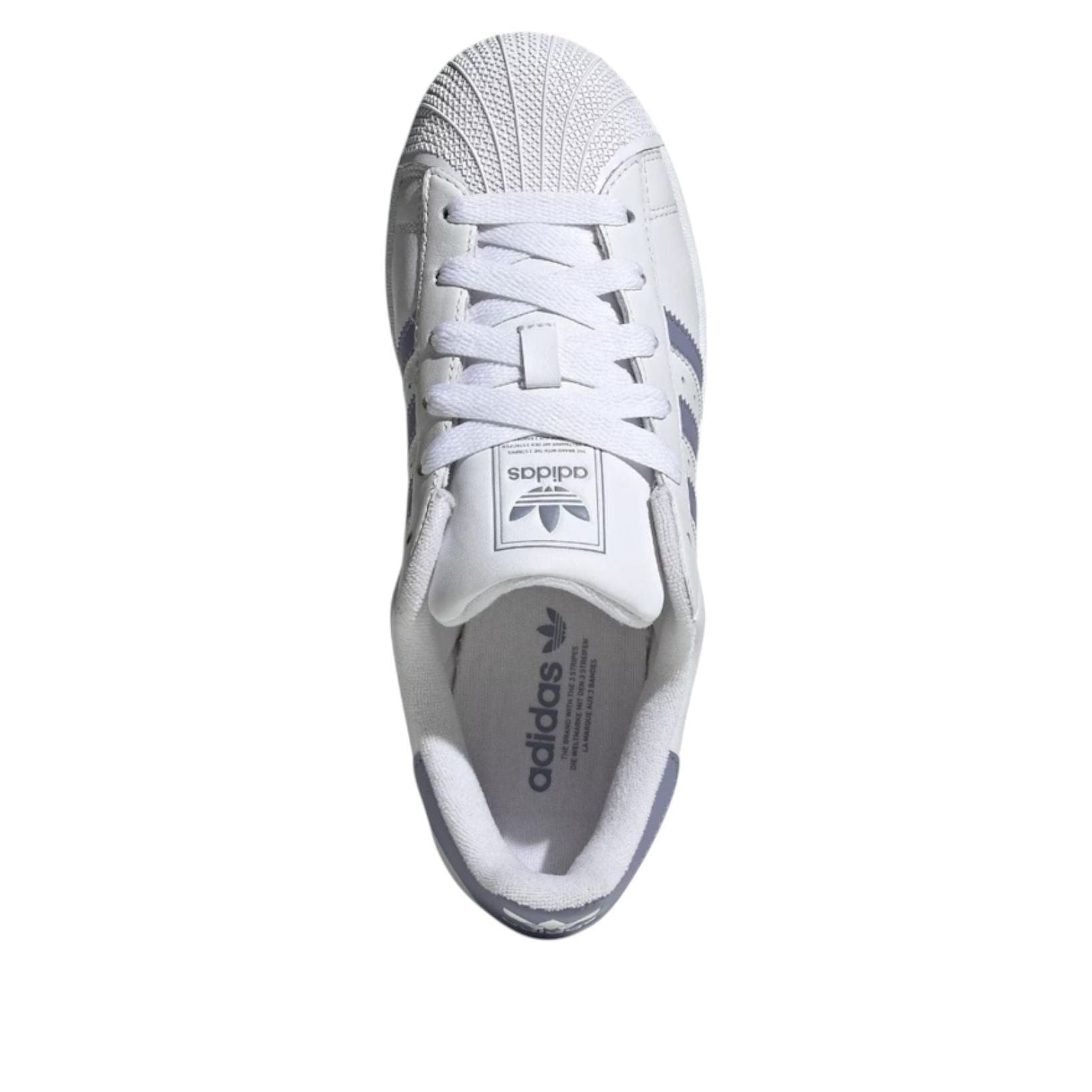 Кроссовки (WMNS) adidas Superstar II 'Cloud White Purple' — фото 3