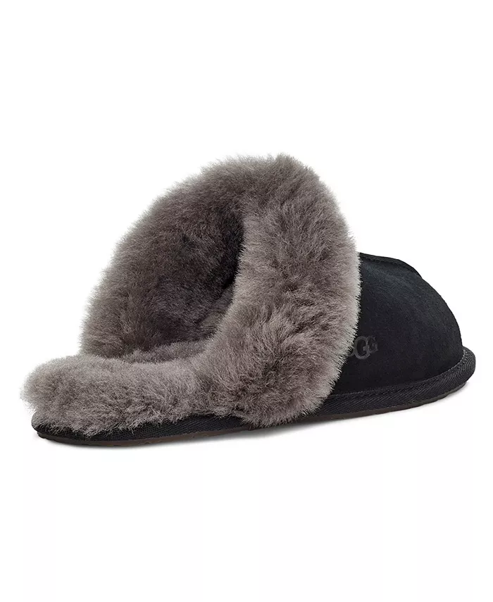 Женские тапочки Scuffette II Slip On Ugg, черный — фото 3