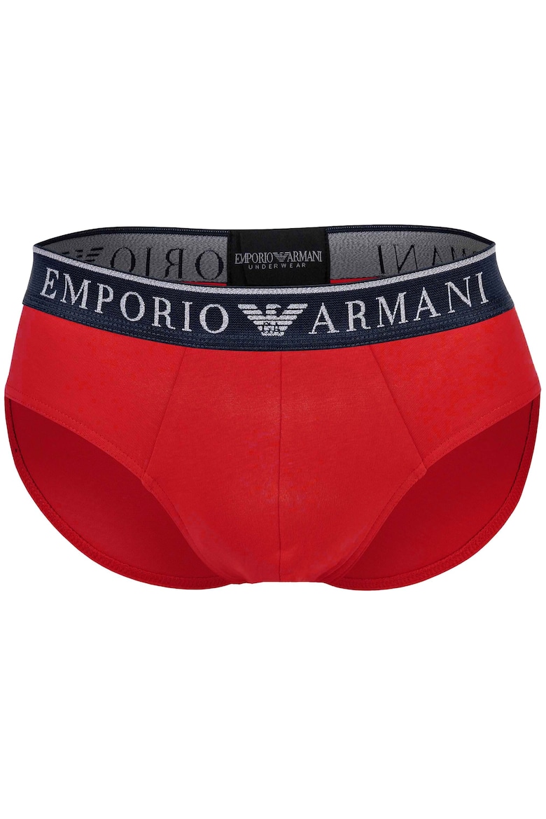 

Трусы с логотипом, 2 пары Emporio Armani, красный