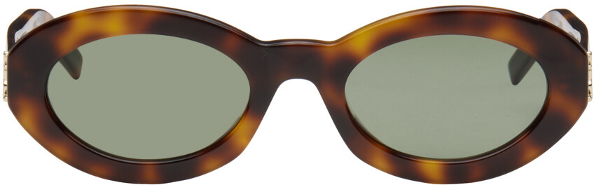

Коричневые солнцезащитные очки SL M136 Saint Laurent