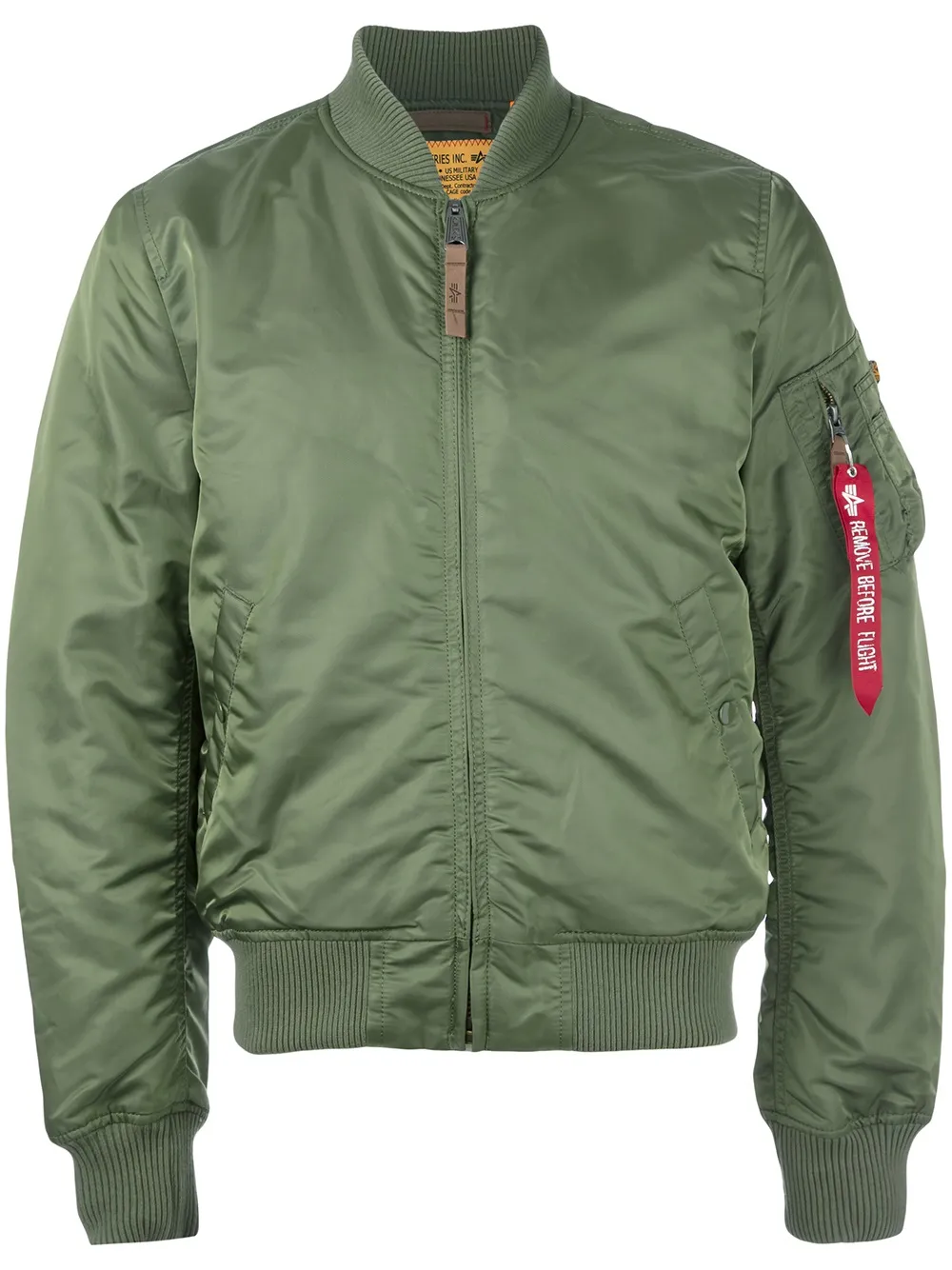 

Классическая куртка бомбер Alpha Industries, зеленый