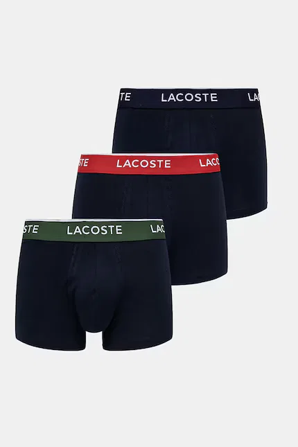 Боксеры мужские Lacoste, набор 3 шт, синий