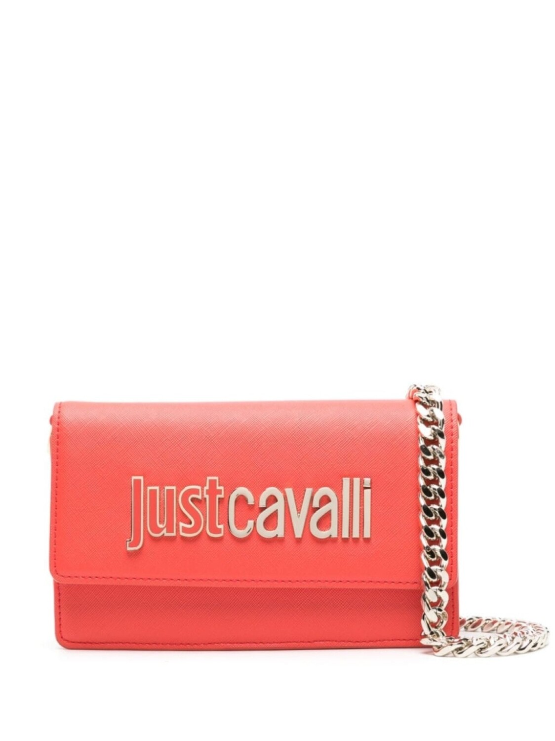 

Фактурная сумка через плечо Range с логотипом Just Cavalli, красный