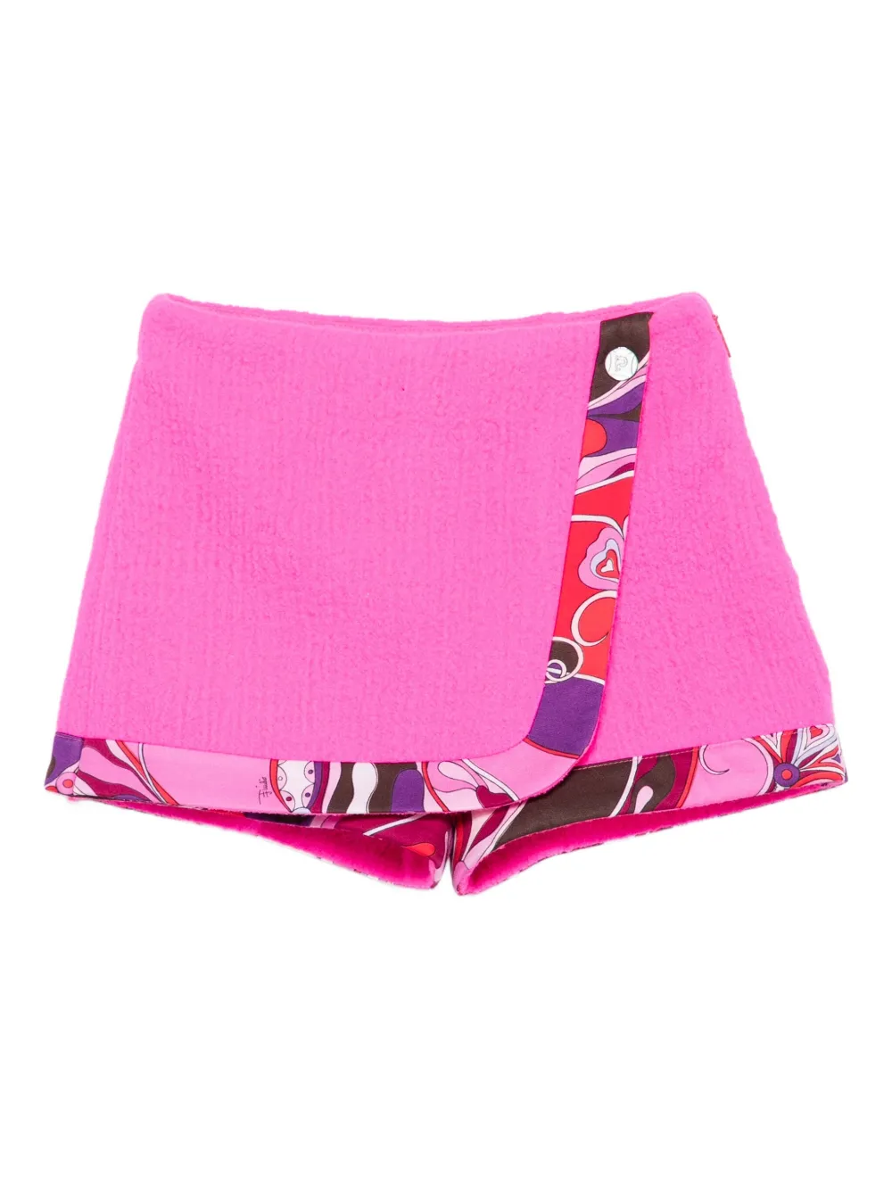 

Юбка-шорты с узором и запахом PUCCI Junior, розовый