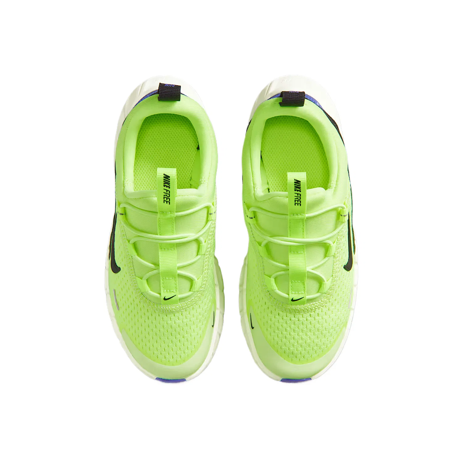 Детские беговые кроссовки из сетки для детей 3-7 лет Nike, Ice Gray/Lapis Lazuli/Fluorescent Gray/Black Spruce — фото 4