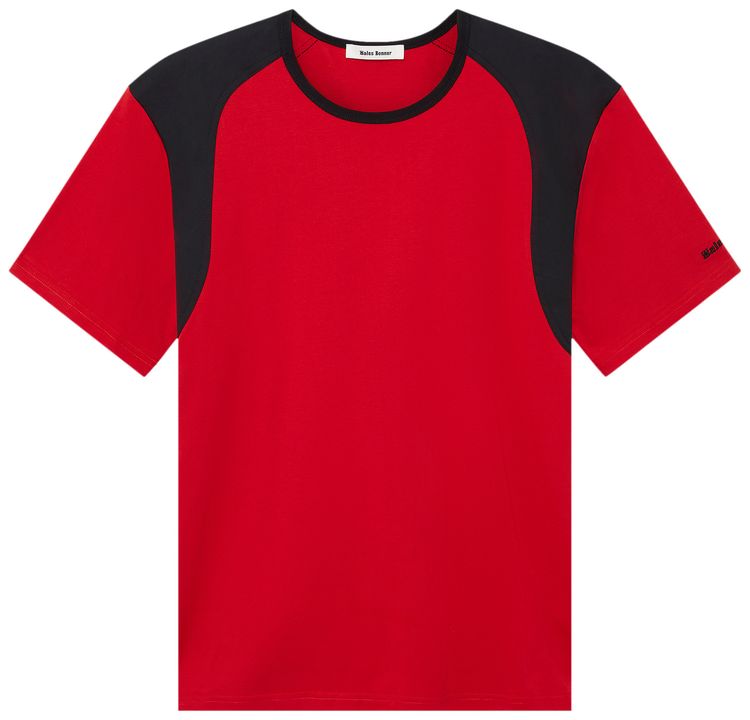 

Футболка Wales Bonner Dub T-Shirt 'Black/Red', черный