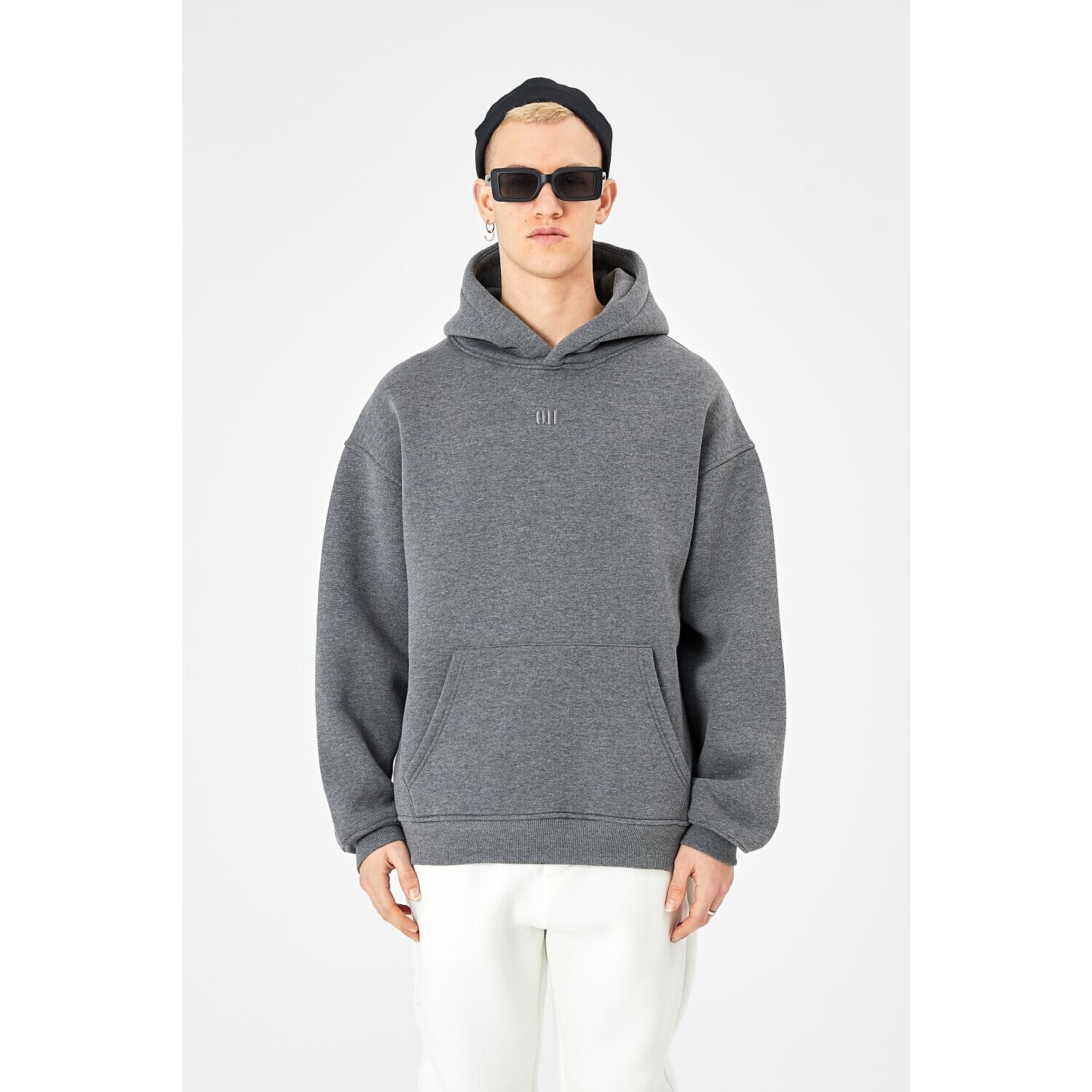 

Толстовка Megaman Hoodie Oversize, антрацит