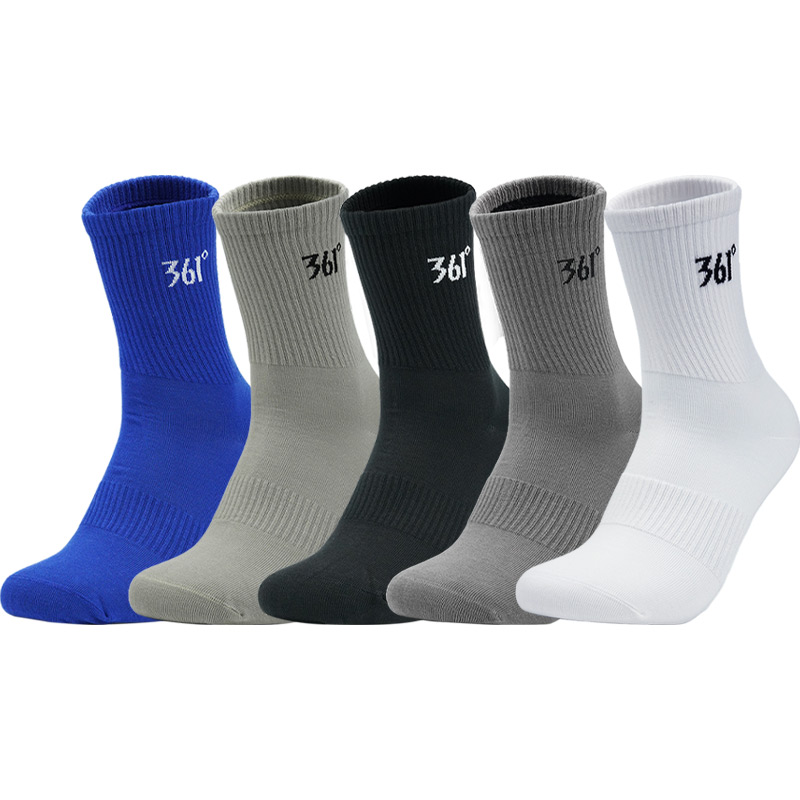 

Набор носков Sports Life Collection Crew Unisex 361°, синий+светло-серый+черный+темно-серый+белый (5 pack)