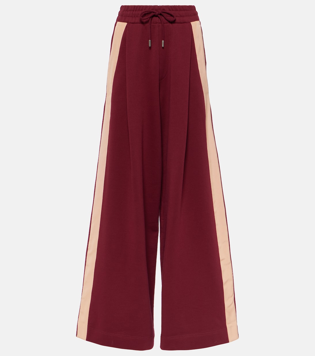 

Спортивные брюки из хлопкового джерси Dries Van Noten, бордовый