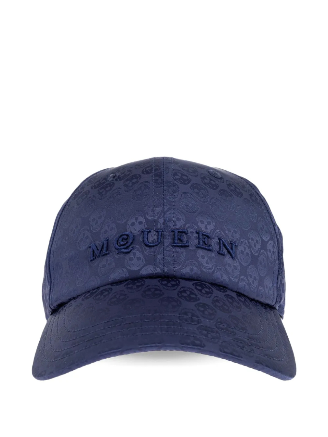 

Кепка с тиснением черепа Alexander McQueen, синий