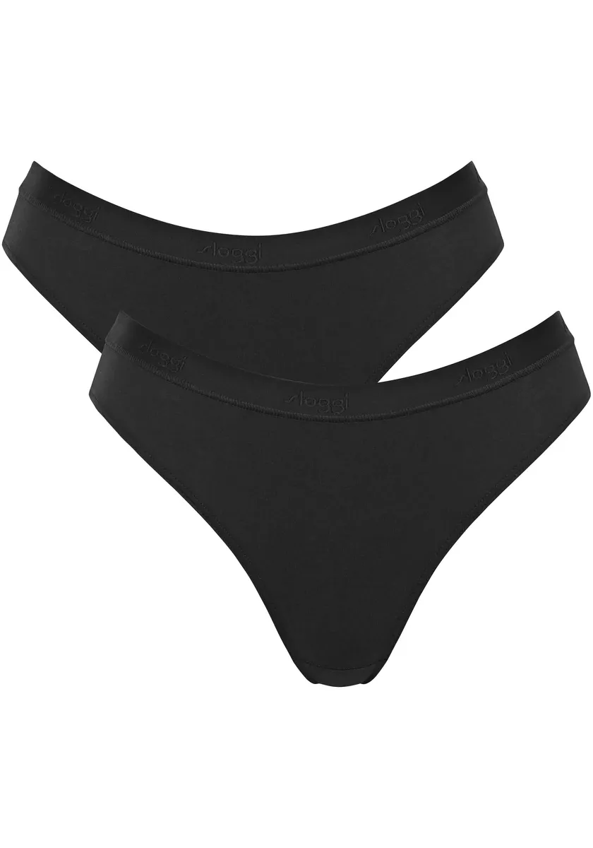 

Трусы sloggi "GO Casual High leg 2P" (упаковка), Corespun, черный