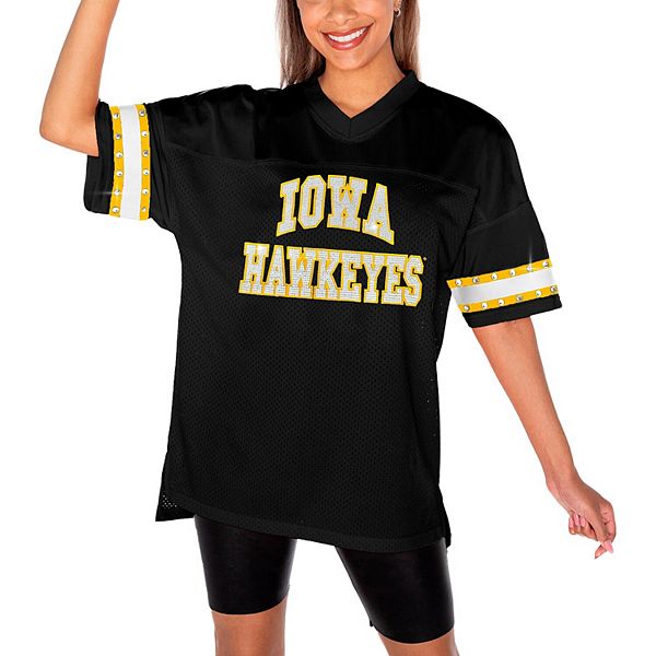 

Женская черная футболка Iowa Hawkeyes Until Kickoff с пайетками Gameday Couture, Черный, Женская черная футболка Iowa Hawkeyes Until Kickoff с пайетками Gameday Couture