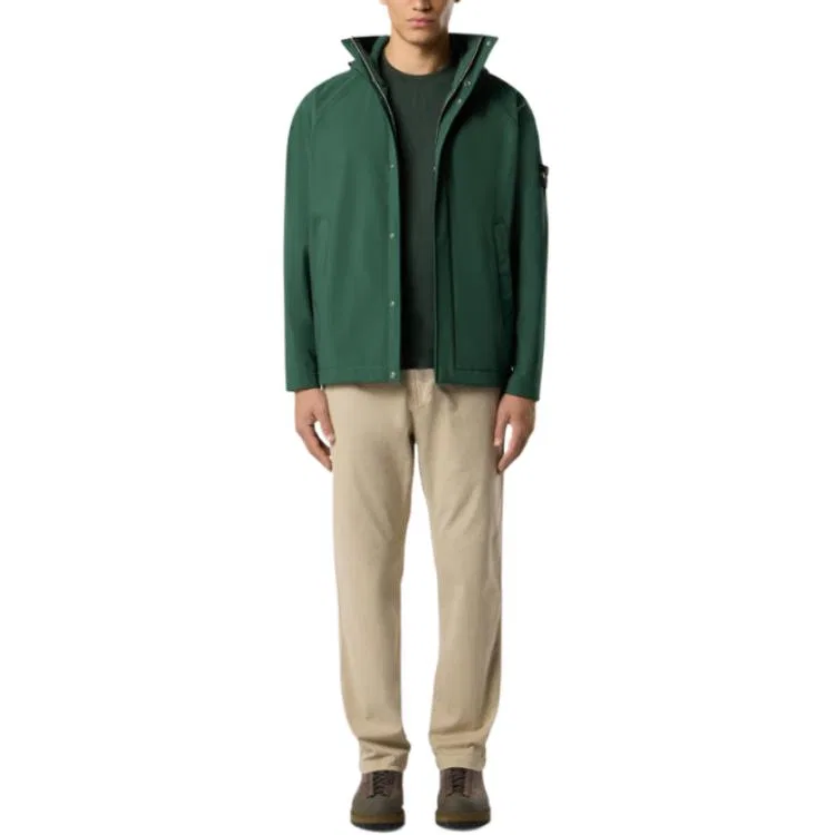 Куртка-худи shell STONE ISLAND, Juniper Green — фото 3
