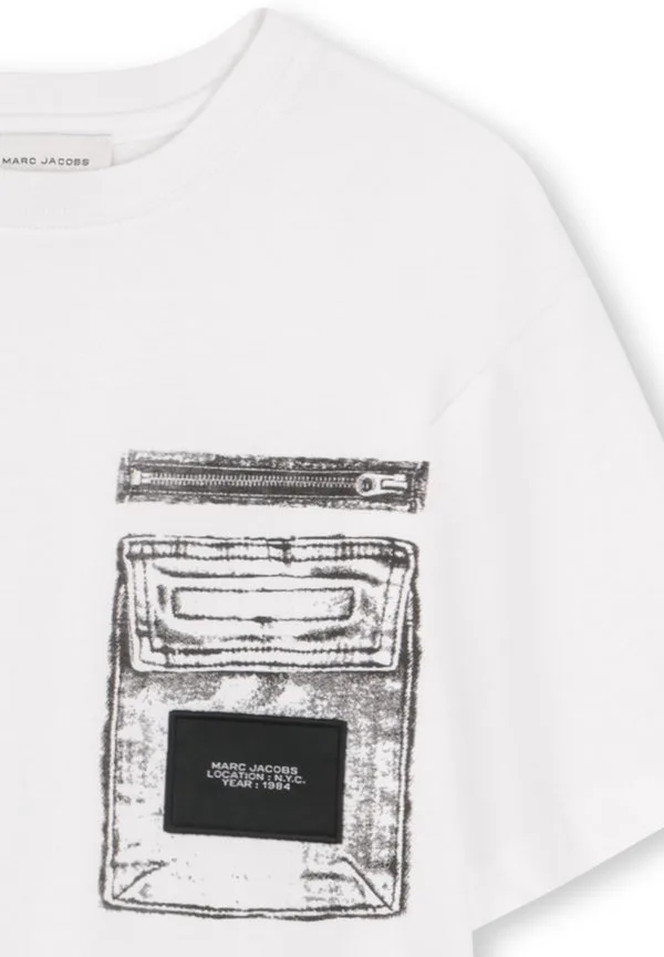 Футболка с принтом met korte mouwen Marc Jacobs, Blanc — фото 3
