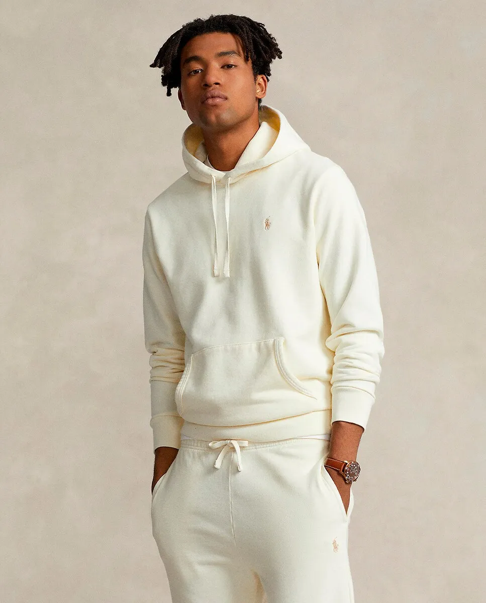 

Мужская хлопковая толстовка с капюшоном Polo Ralph Lauren, кремовый