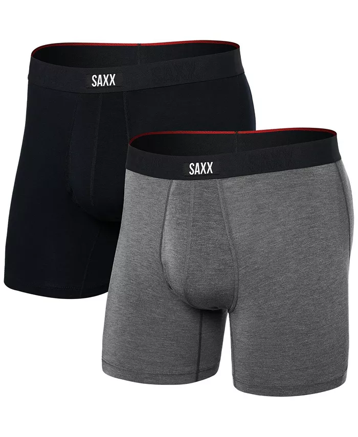 

Мужские мультиспортивные боксеры из сетчатой ткани, 2 шт SAXX, черный