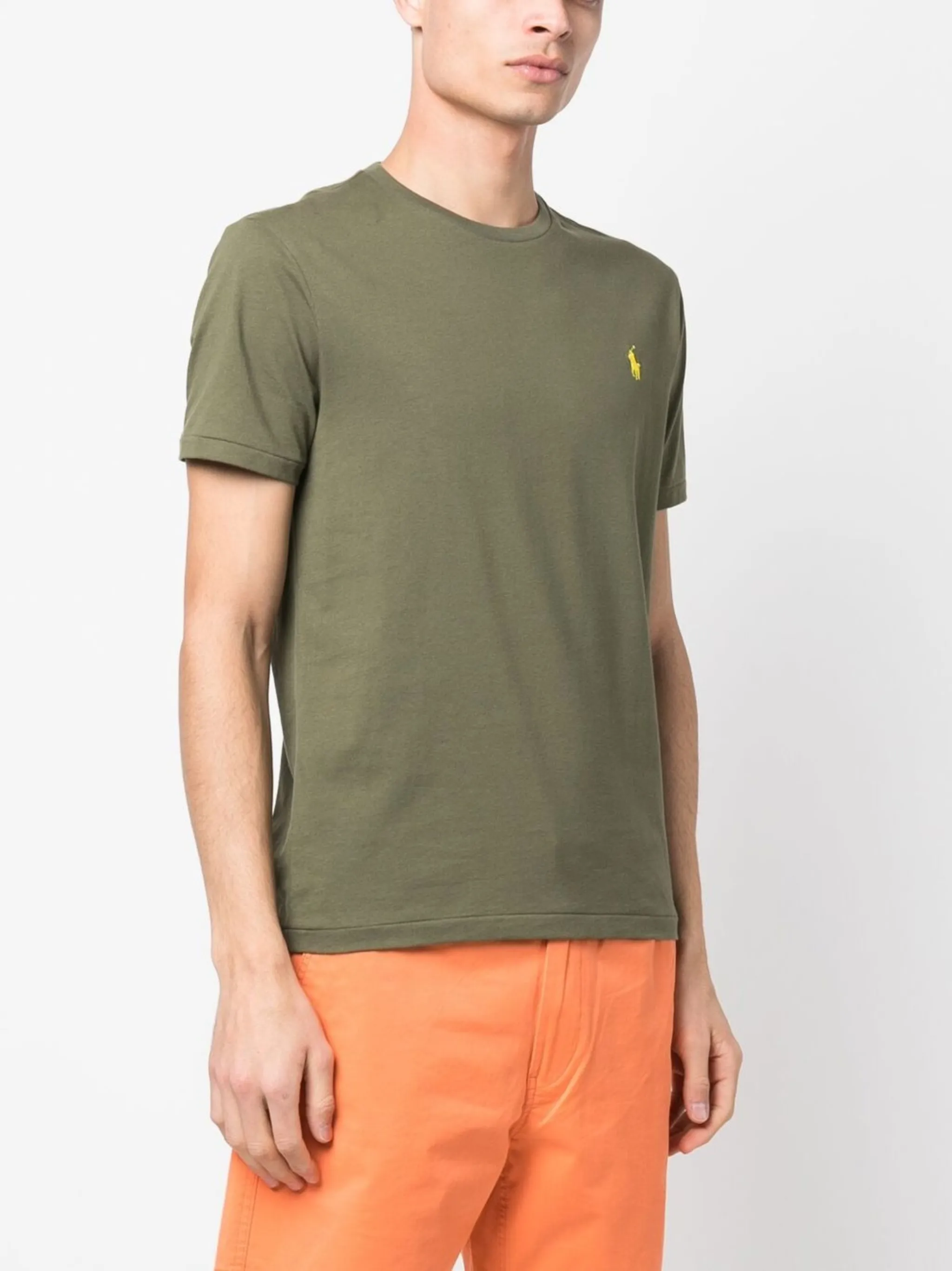 Футболка Polo-Pony с круглым вырезом Polo Ralph Lauren, зеленый — фото 3