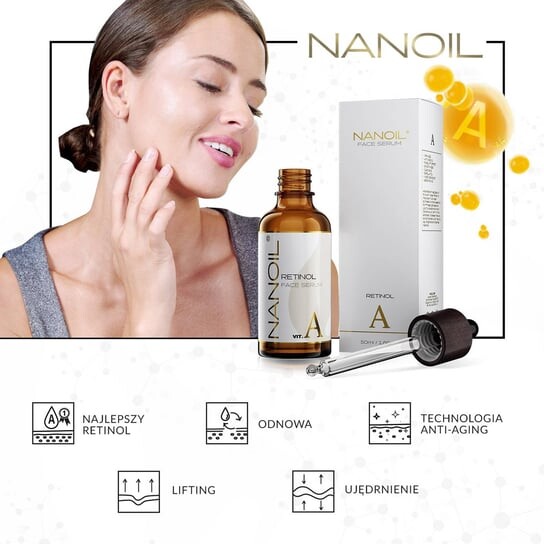 Сыворотка Nanoil — Витамин А для лица с ретинолом и витамином А Retinol, 50 мл — фото 2