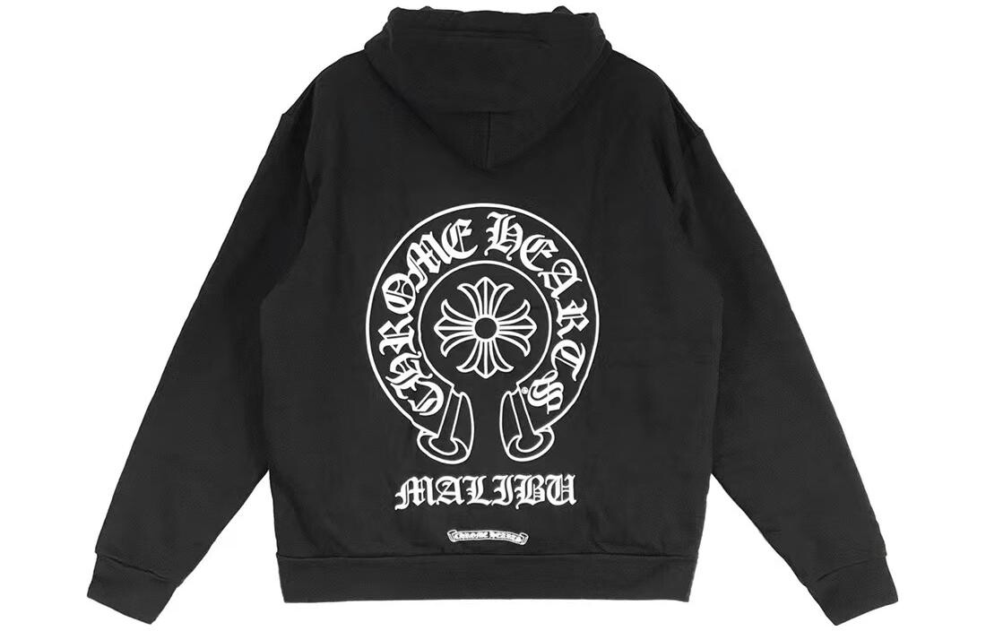 

Толстовка унисекс черная Chrome Hearts, черный