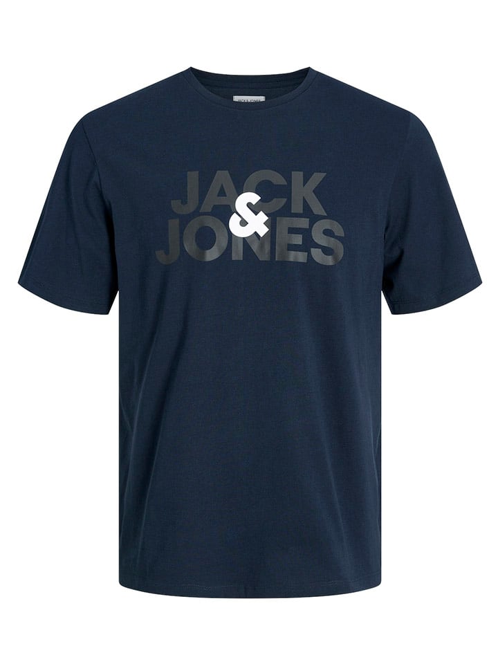 

Футболка Jack & Jones, темно-синий
