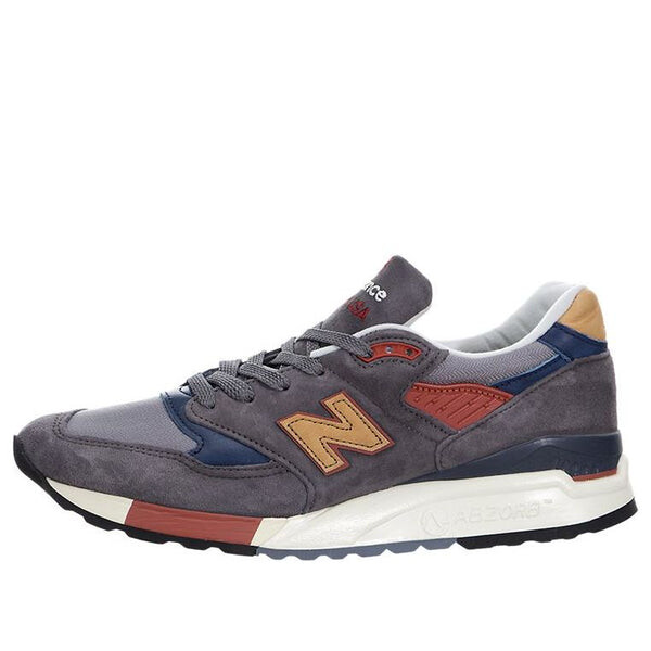 

Кроссовки 998 сделано в США New Balance, серый