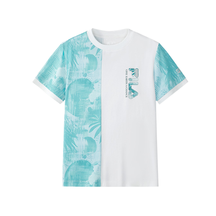 

FILA KIDS Футболка blue green для подростков, Зеленый, FILA KIDS Футболка blue green для подростков