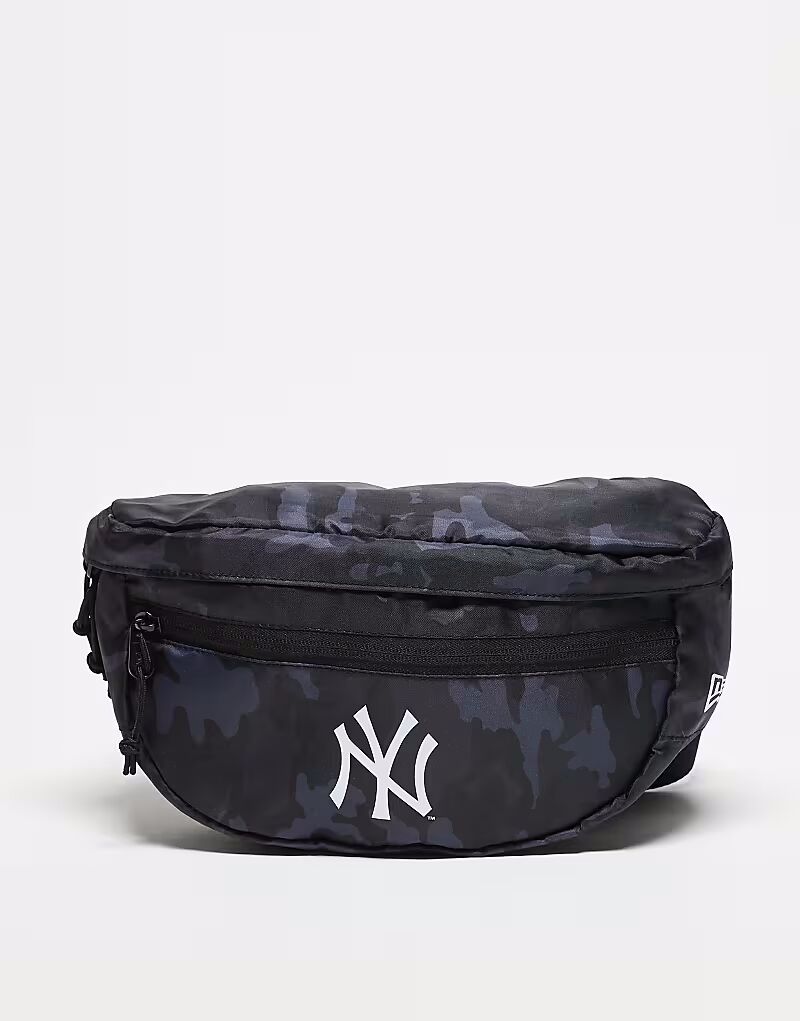

Сумка-пояс New Era NY Yankees с застежкой-молнией в сером цвете