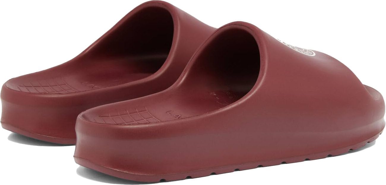 Мужские сандалии Lacoste Serve Slide 2.0, Burgundy/White — фото 2