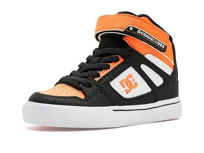 Кроссовки высокие Pure Hi Top EV DC Kids, Orange/Black/White — фото 2