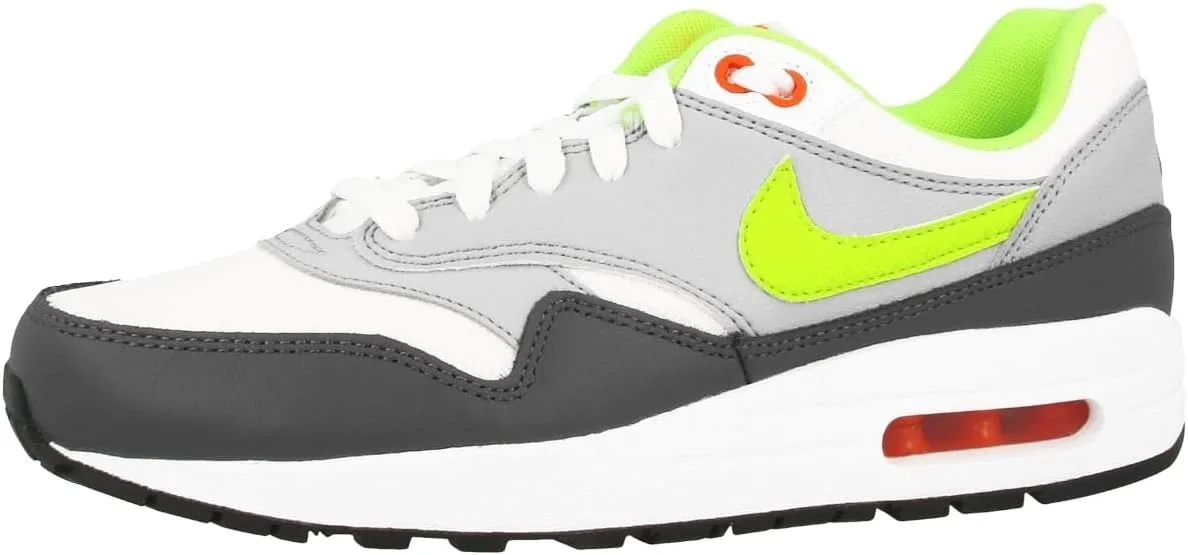 Кроссовки Nike Air Max 1 (GS) Шуэ (555766 045), белый/оранжевый