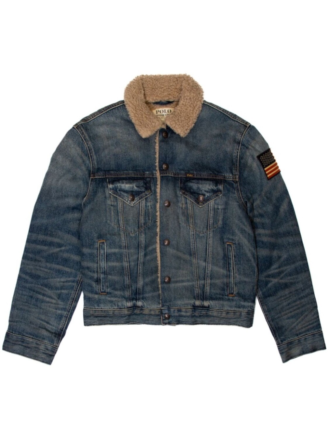 

Polo Ralph Lauren джинсовая куртка с логотипом, синий