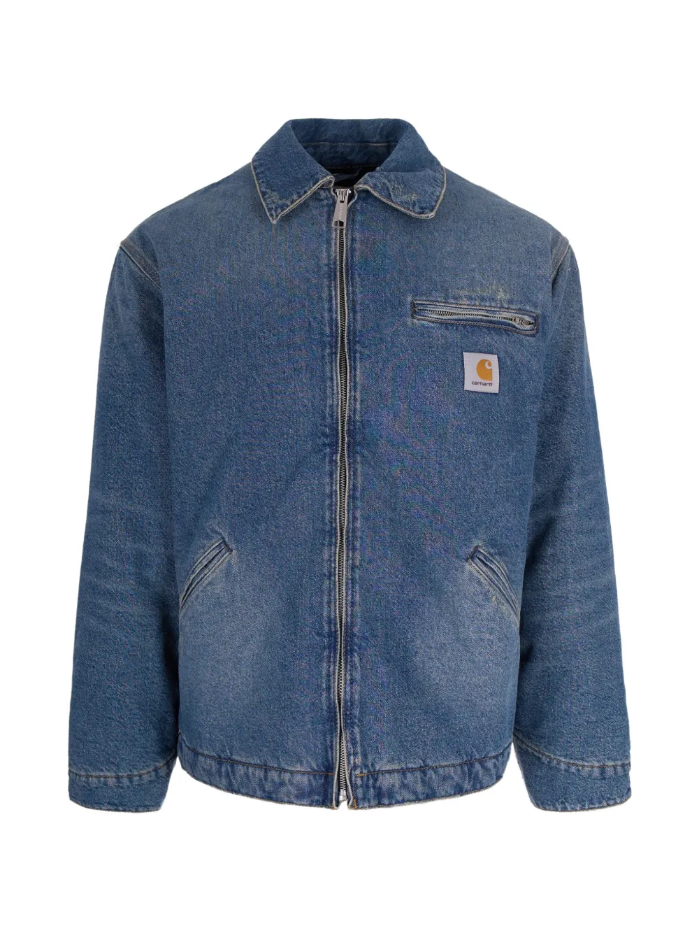 

Джинсовая куртка на молнии Carhartt Wip, синий