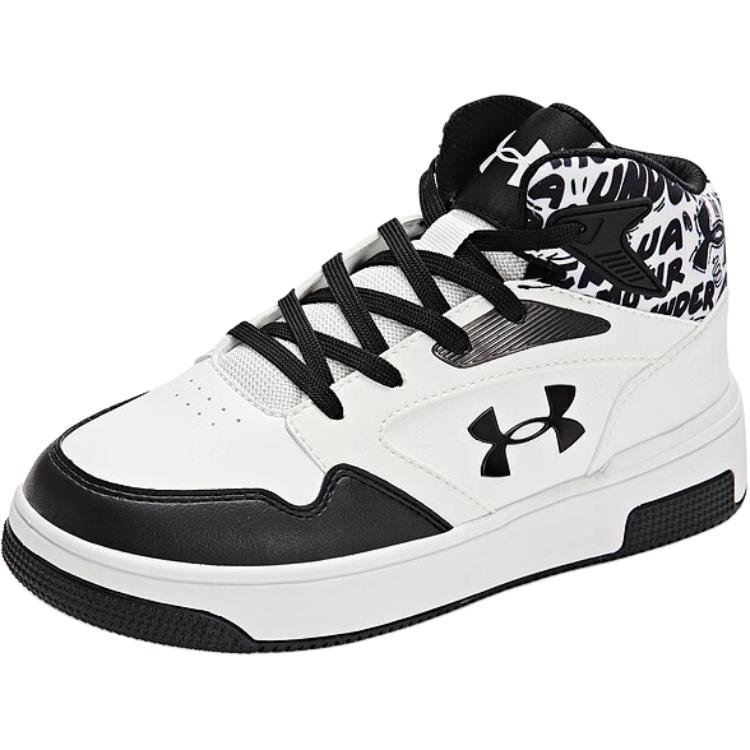 

Under Armour Детские кроссовки для скейтбординга, белые, для подростков, средней высоты