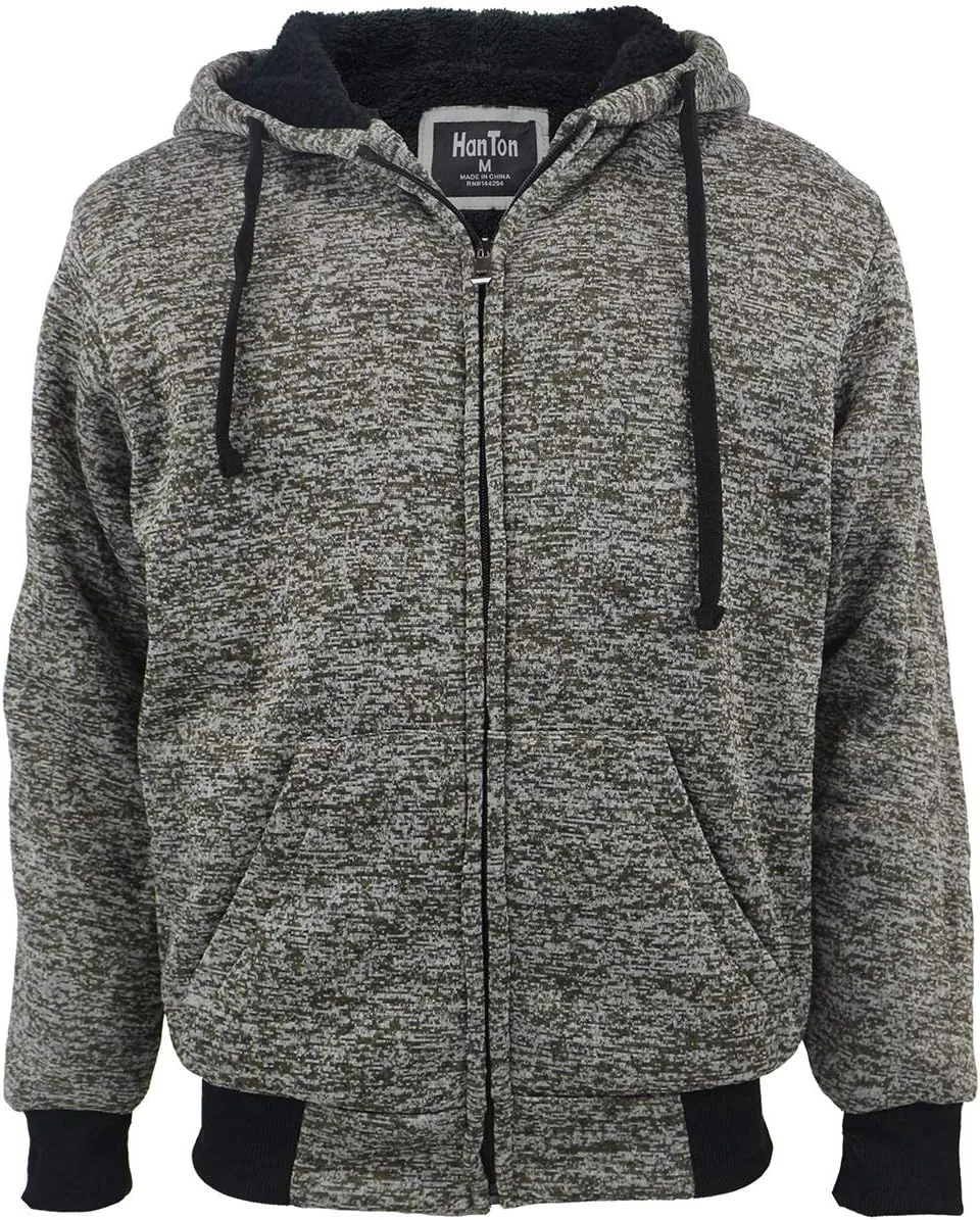 

Толстовка Yasumond с капюшоном на молнии, утепленная флисом Sherpa