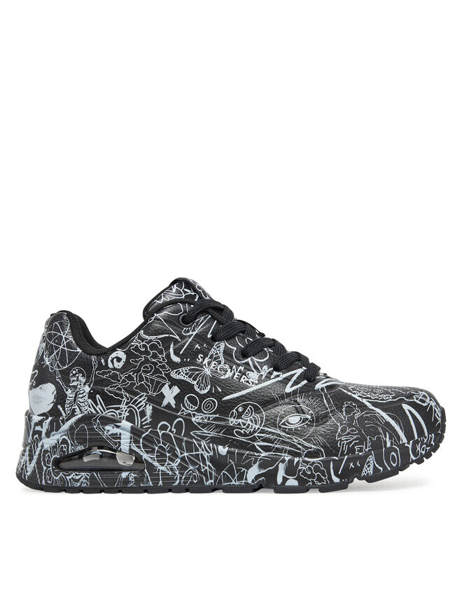Кроссовки Skechers Street Uno - Process Sketch 177972/BKW, черный