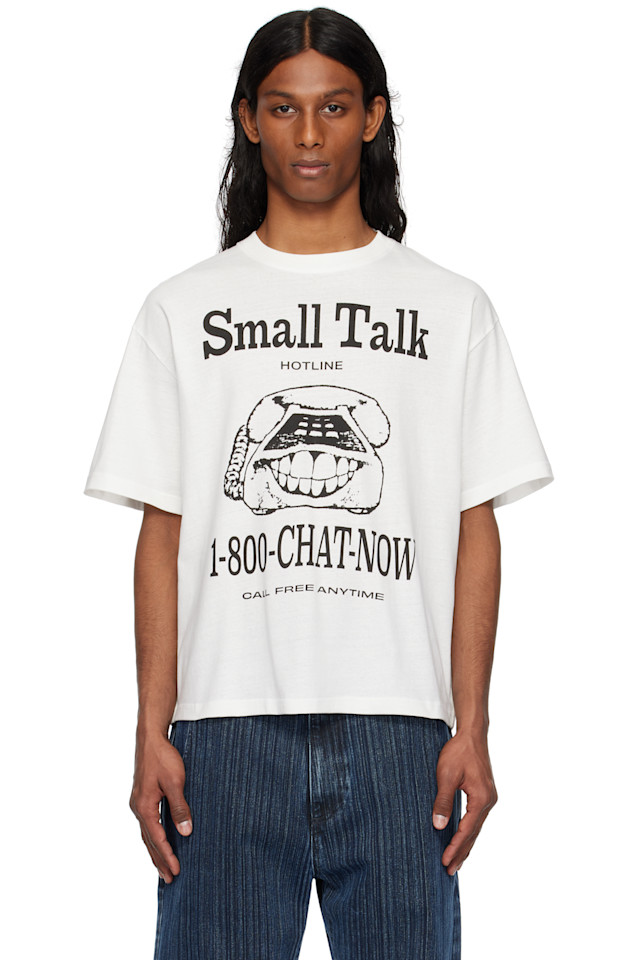 

Футболка Small Talk Hotline с коротким рукавом Small Talk Studio, белый