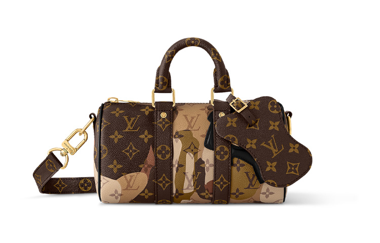 

LOUIS VUITTON Сумка Keepall Bandouliere 25 коричневая