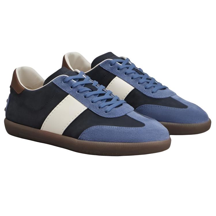 TOD'S Кроссовки Tabs Low top для скейтбординга мужские, темно-синие — фото 4