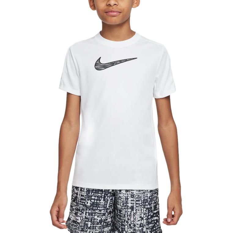 

Футболка dri fit/белый/черный unisex Nike, белый/черный