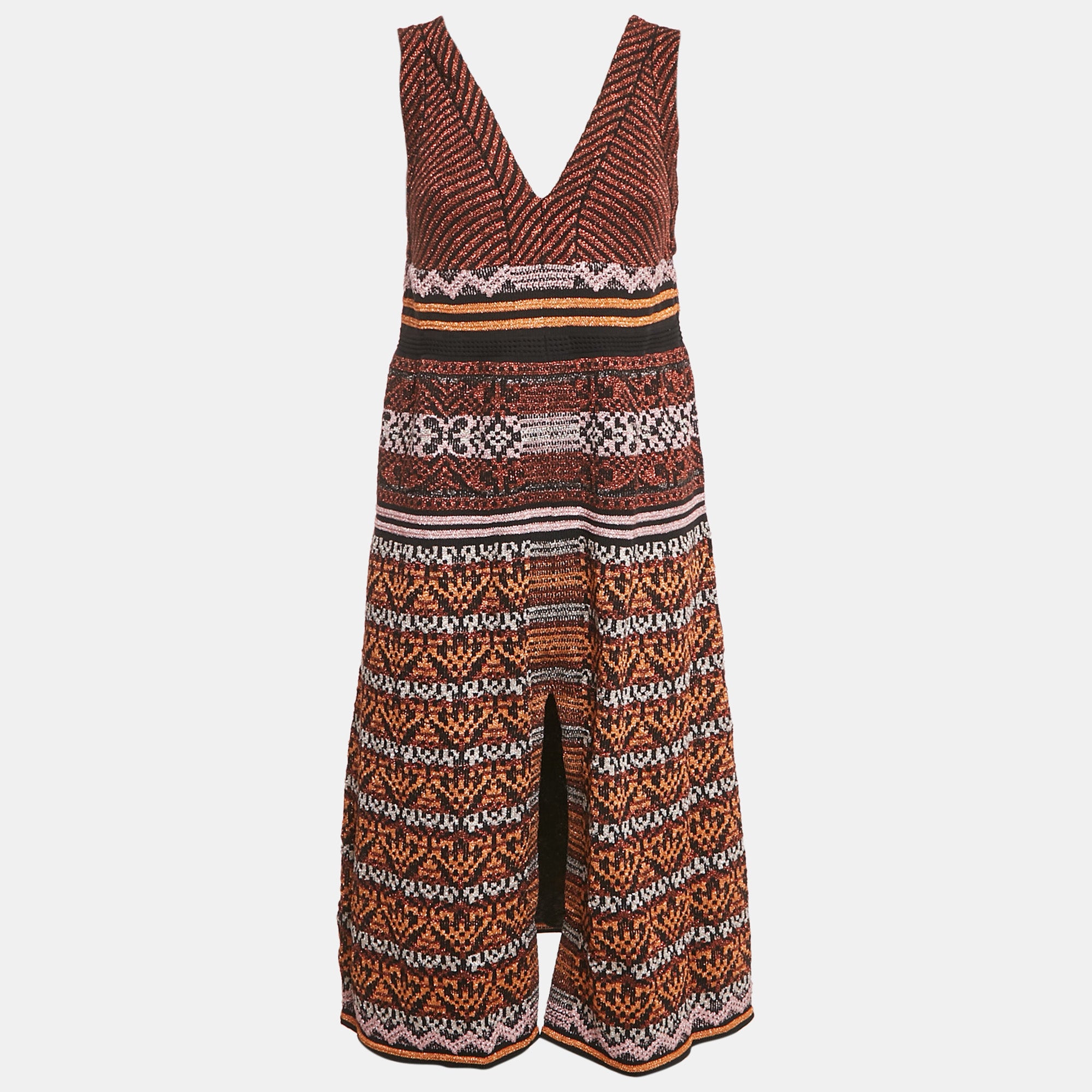 

Платье без рукавов Missoni из металлизированного люрекса M Missoni, metallic