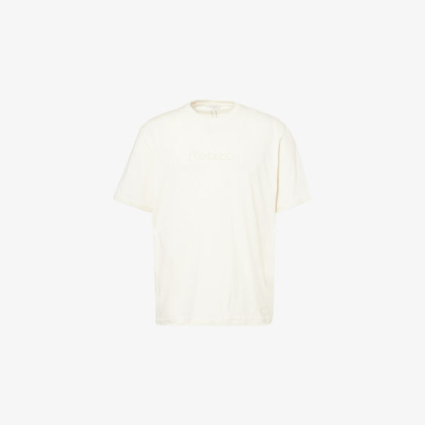 

Футболка Jw Anderson с тиснением, белый