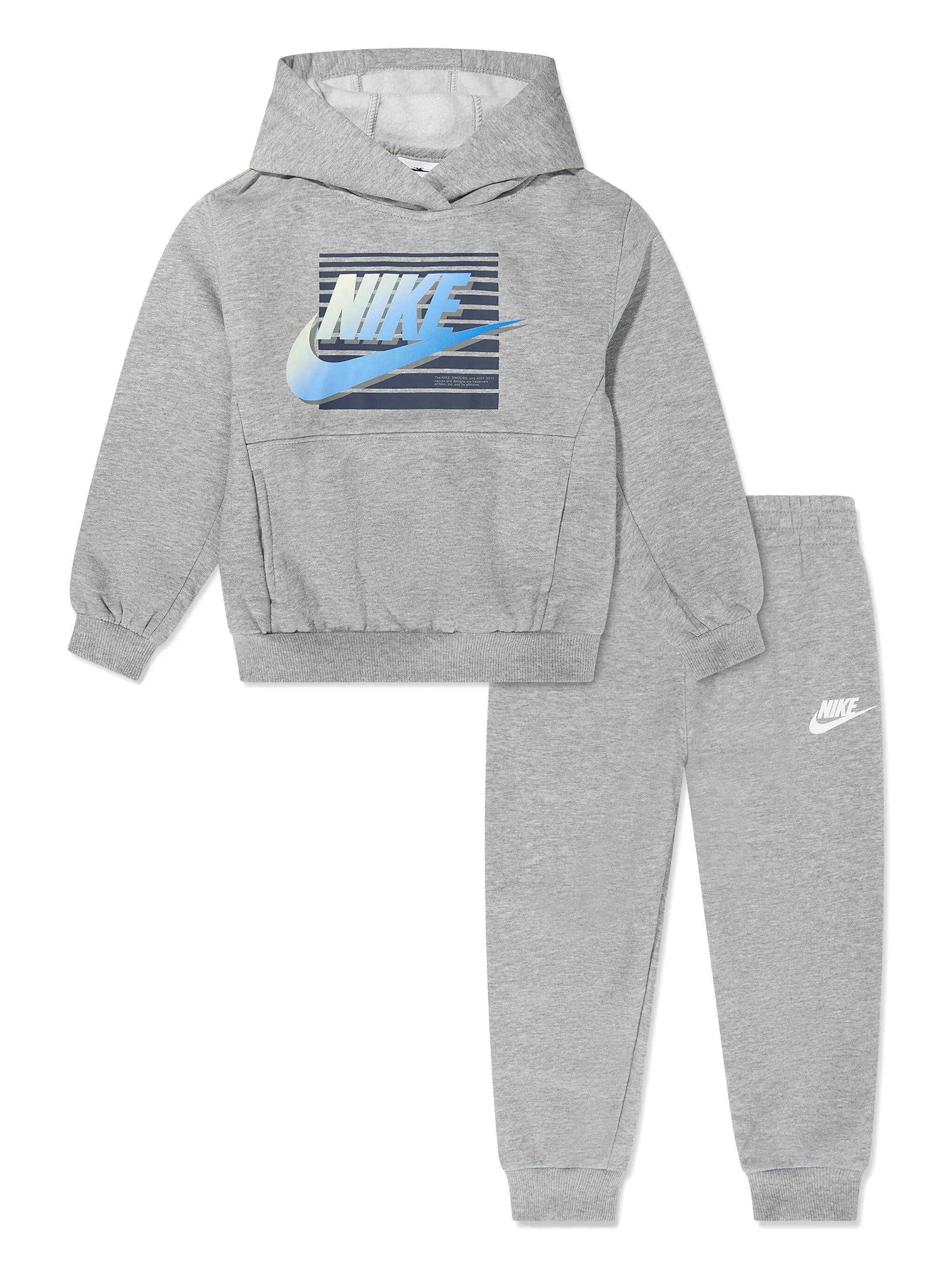 

Спортивный костюм с логотипом Nike Kids, серый