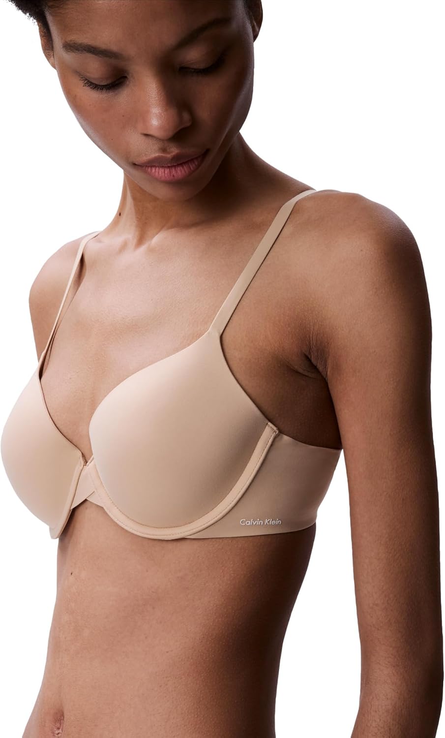 Бюстгальтер Calvin Klein Women's Perfectly Fit Memory Touch, телесный — фото 4